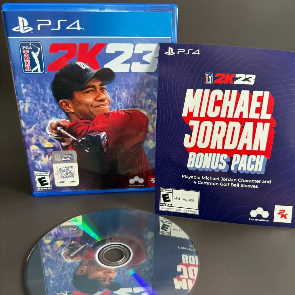 PS4 PGA Tour 2K23 with Michael Jordan Bonus Pack - Picture 1 of 1